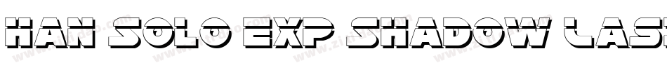 Han Solo Exp Shadow LasItal字体转换